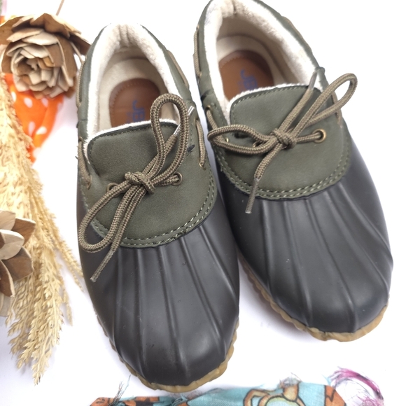 Jambu Womens Olive Rain Loafers Sz 7m - Picture 4 of 12